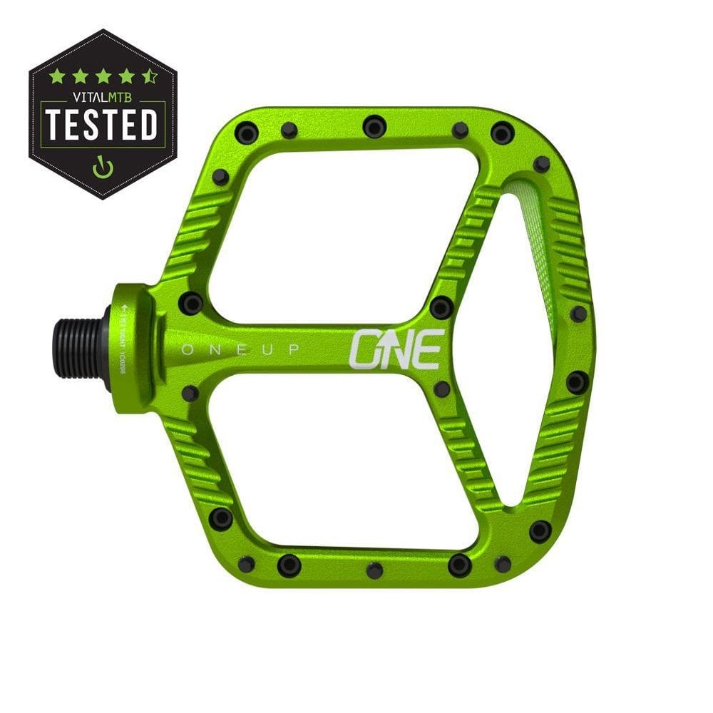 OneUp Aluminium Pedals Green