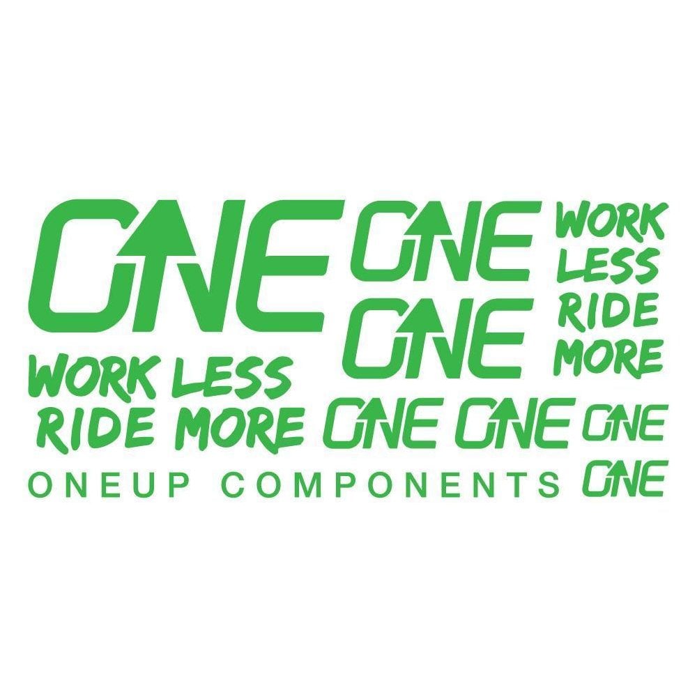 OneUp Handlebar Decal Kit Green