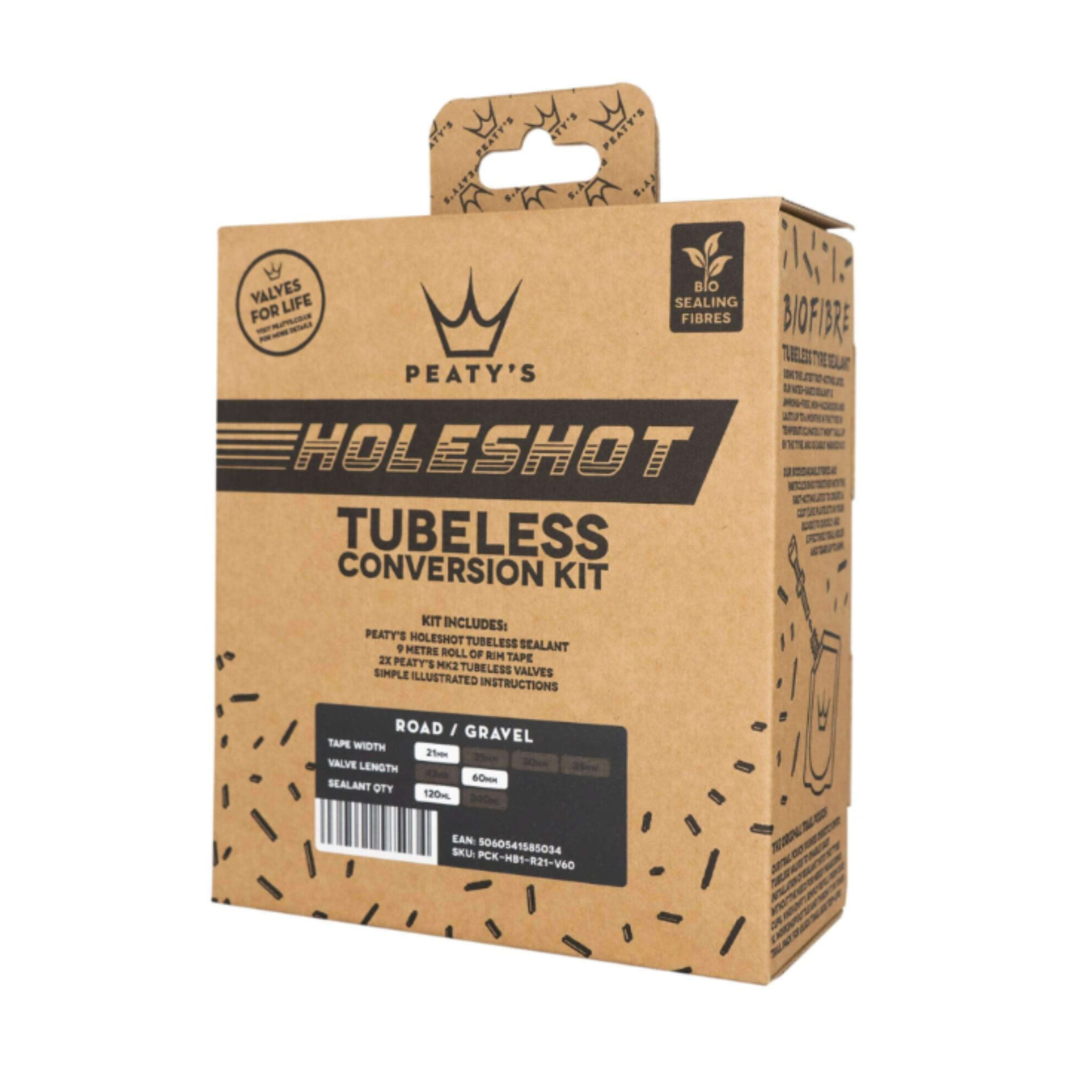 Peaty's Holeshot Tubeless Conversion Kit 21mm - Road & Gravel