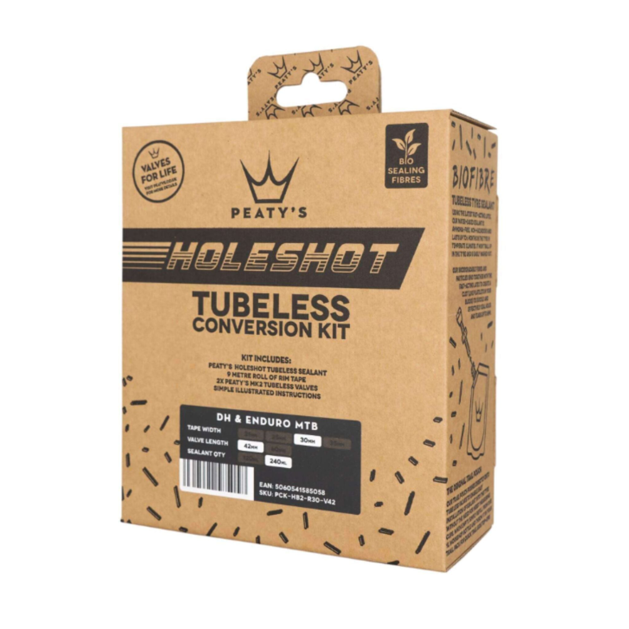 Peaty's Holeshot Tubeless Conversion Kit 30mm - Enduro/DH