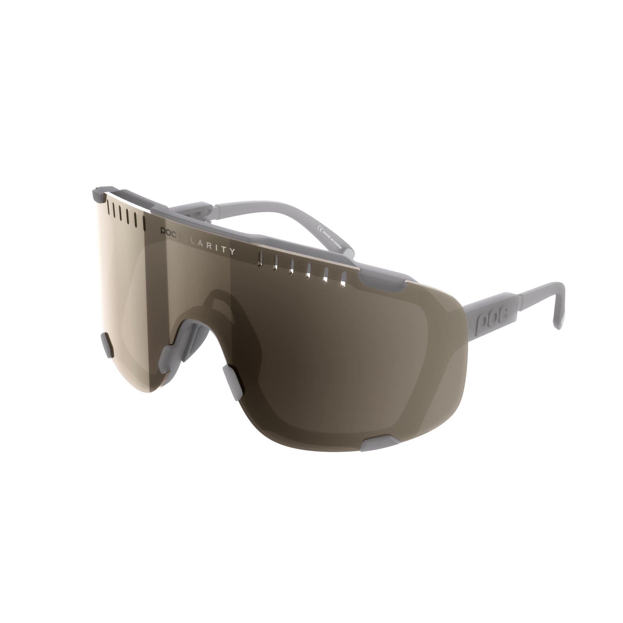 POC Devour Sunglasses Uranium Black / Brown/Silver Mirror