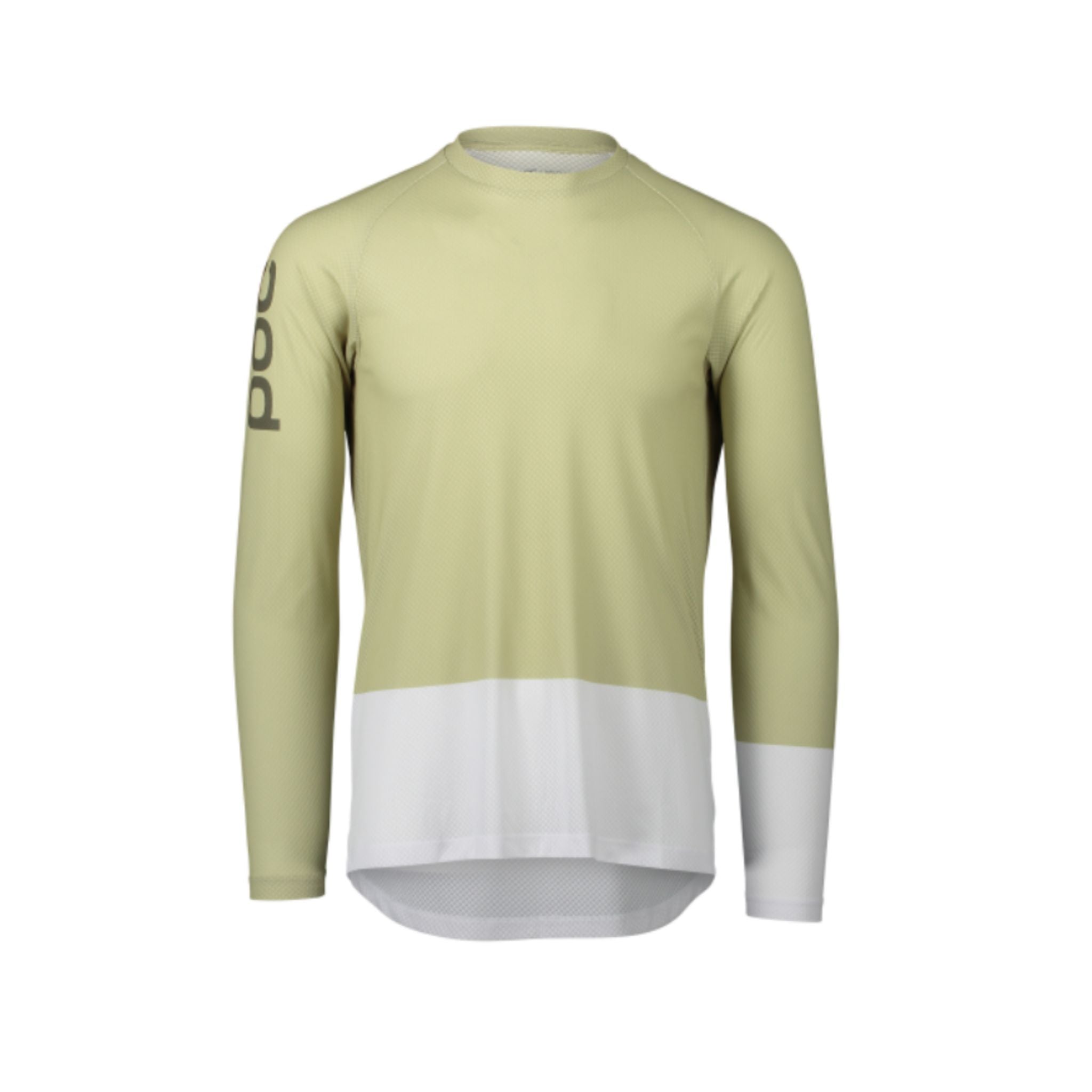 POC MTB Pure LS Jersey Prehnite Green/Hydrogen White / XS