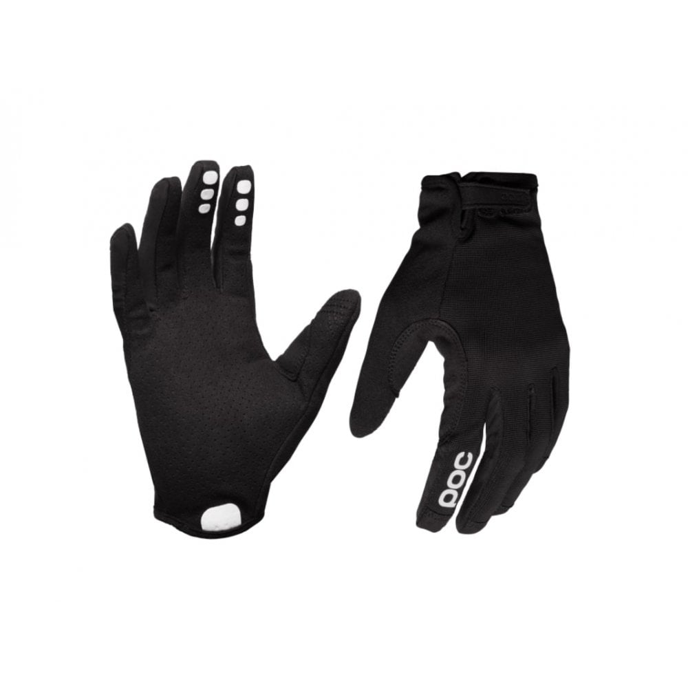 POC Resistance Enduro Adjustable MTB Gloves Uranium Black / XS