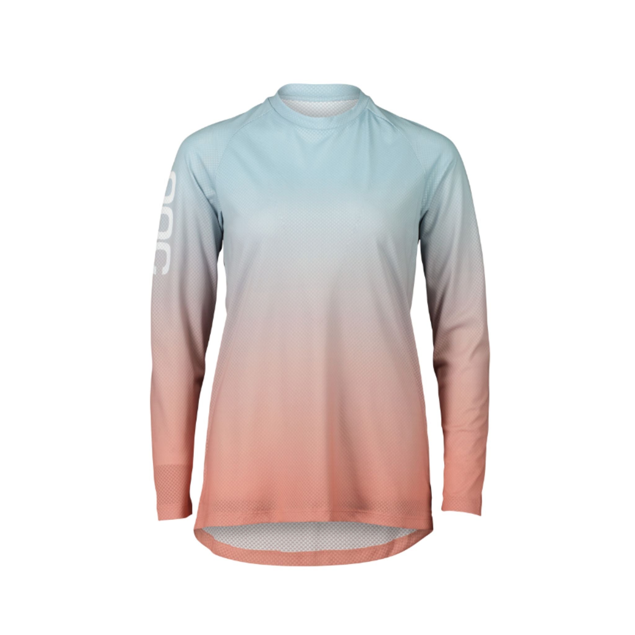 POC Women's Essential MTB Lite LS Jersey Gradient Rock Salt / L
