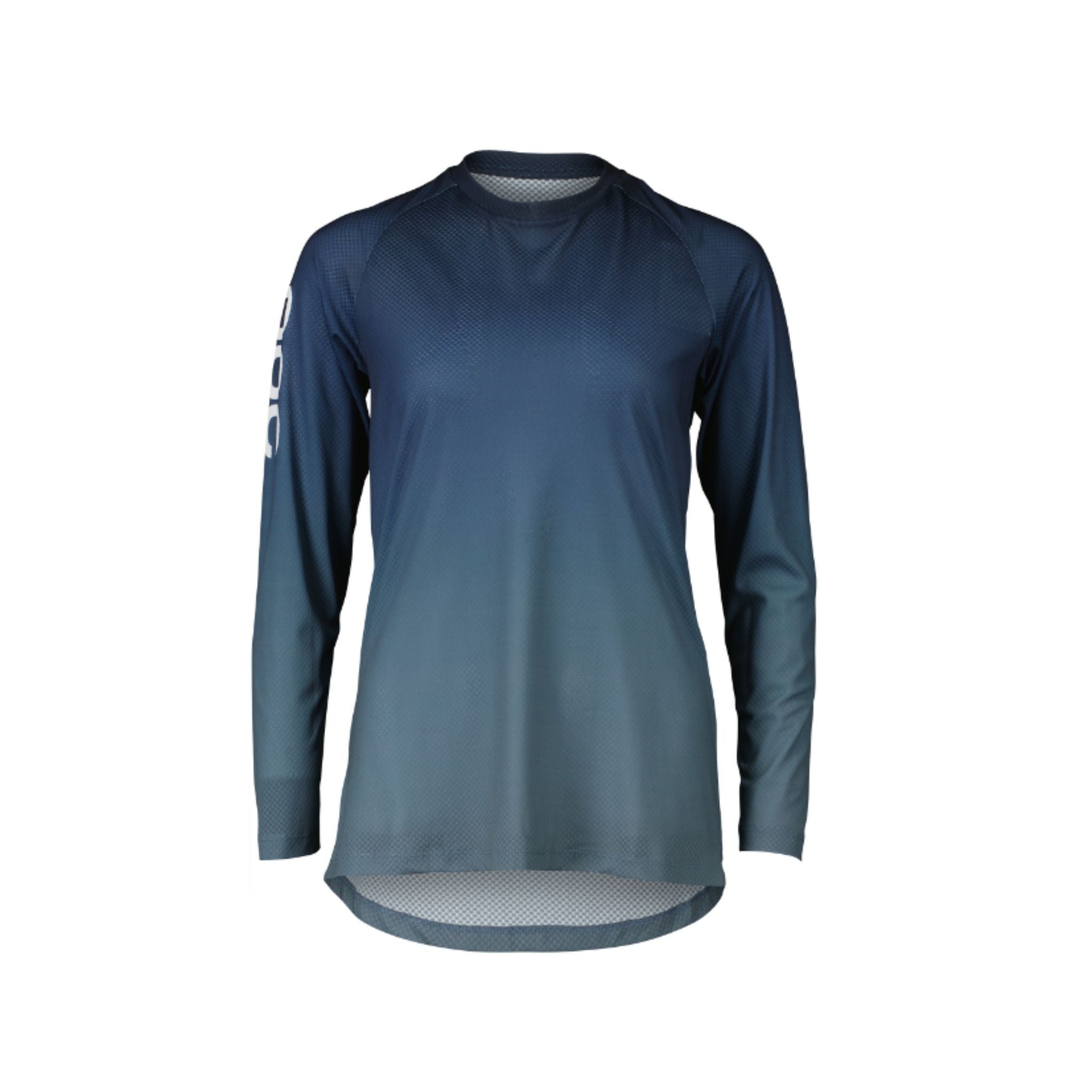 POC Women's Essential MTB Lite LS Jersey Gradient Turmaline Navy / M