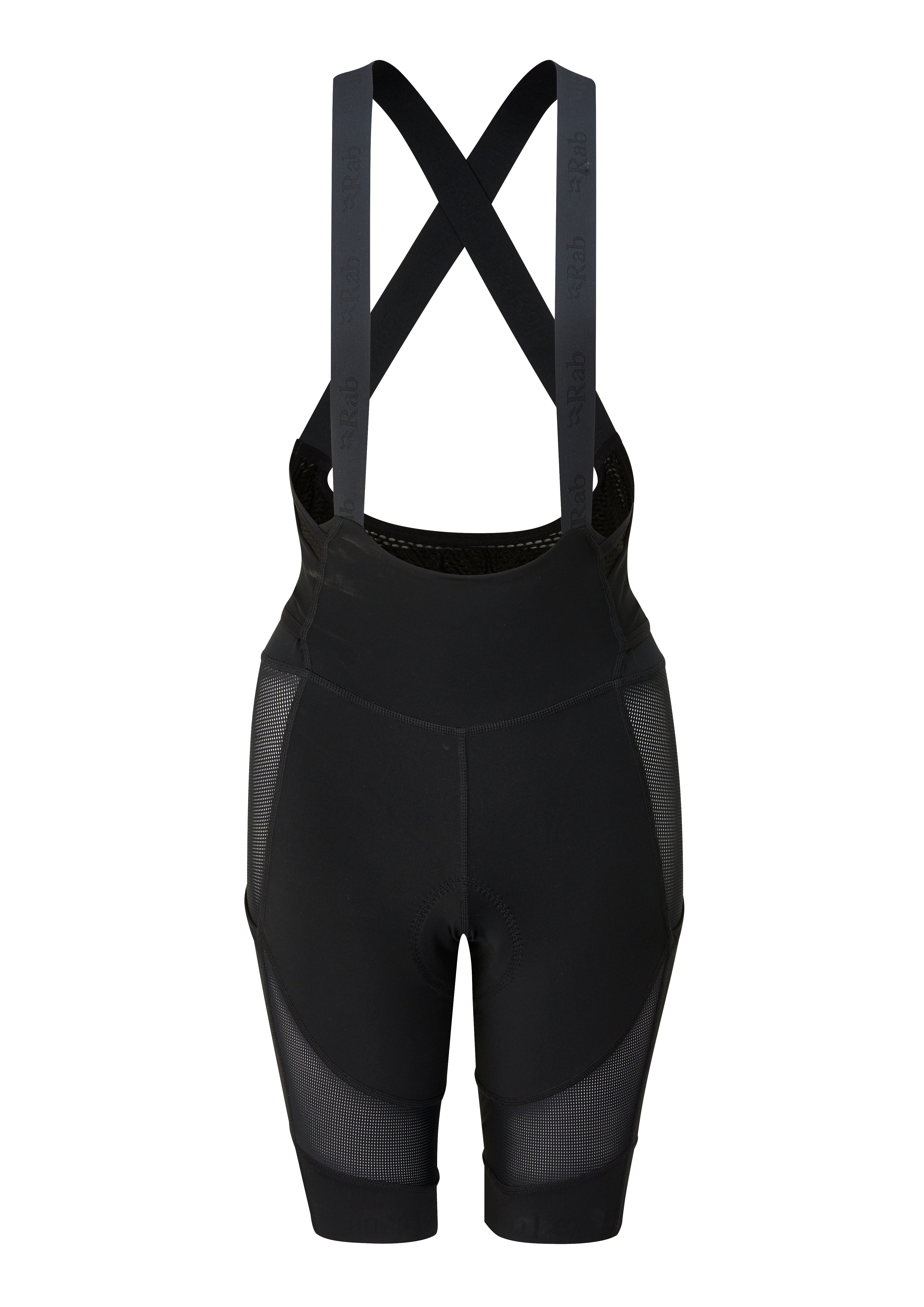 Rab Cinder Liner Bib Shorts Womens Black / Size 08