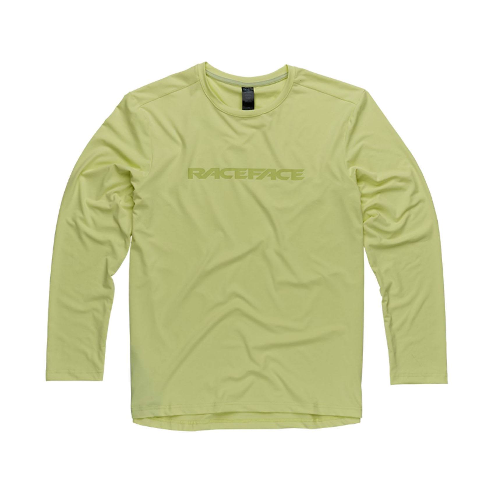 Race Face Commit Long Sleeve Tech Top Tea Green / L