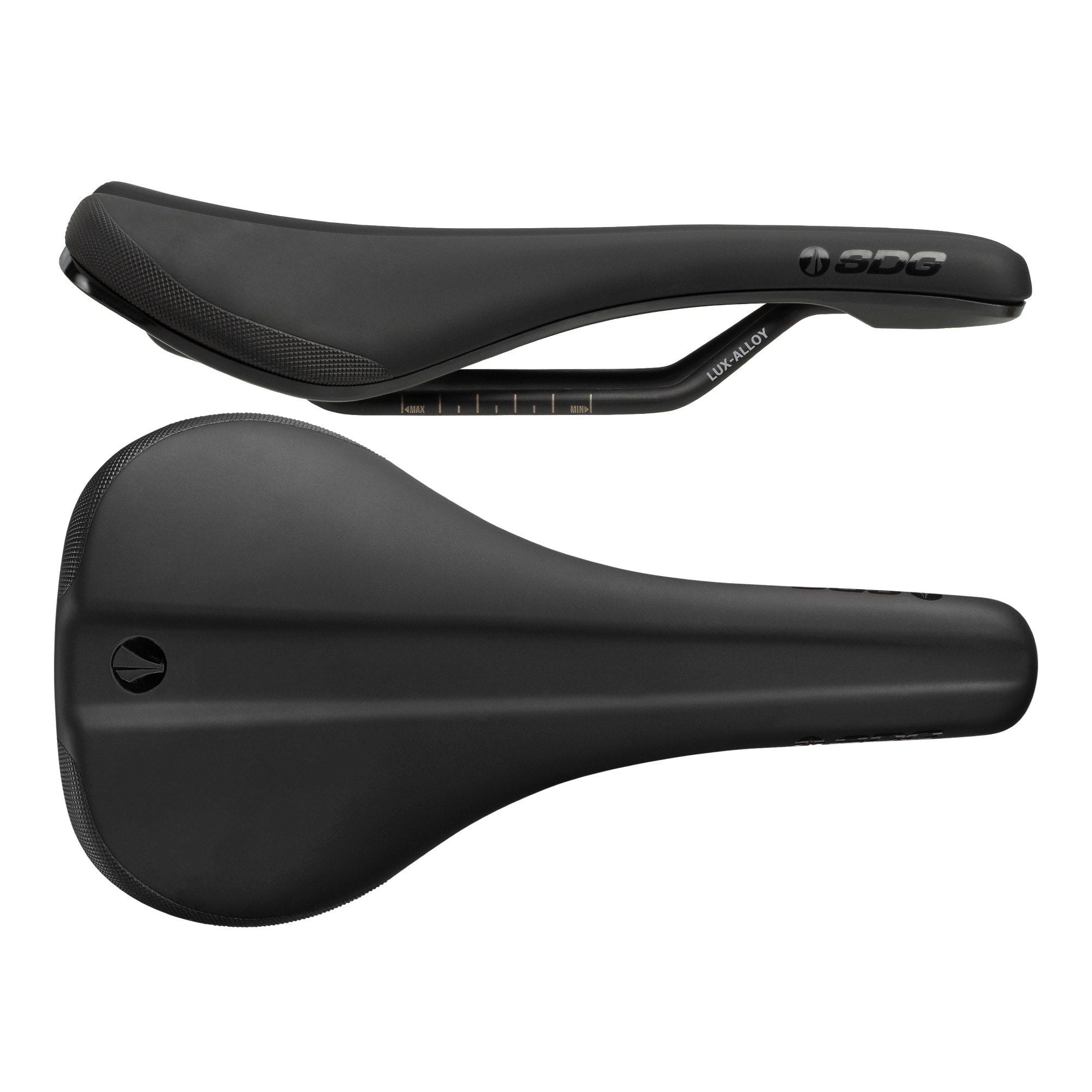SDG Bel Air 3.0 LUX Alloy Rail Saddle Black