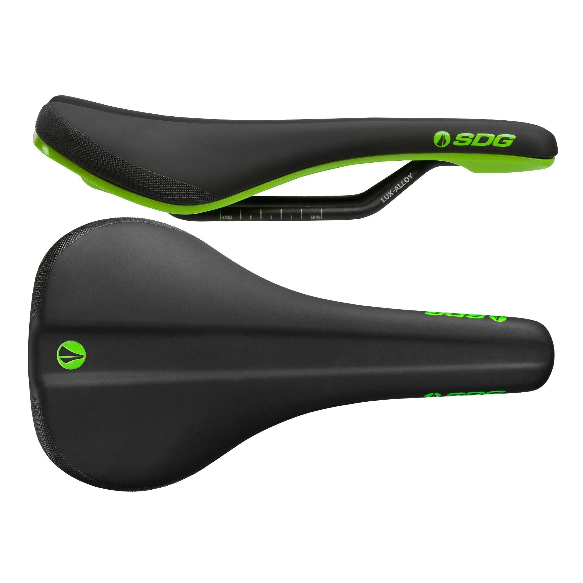 SDG Bel Air 3.0 LUX Alloy Rail Saddle Green