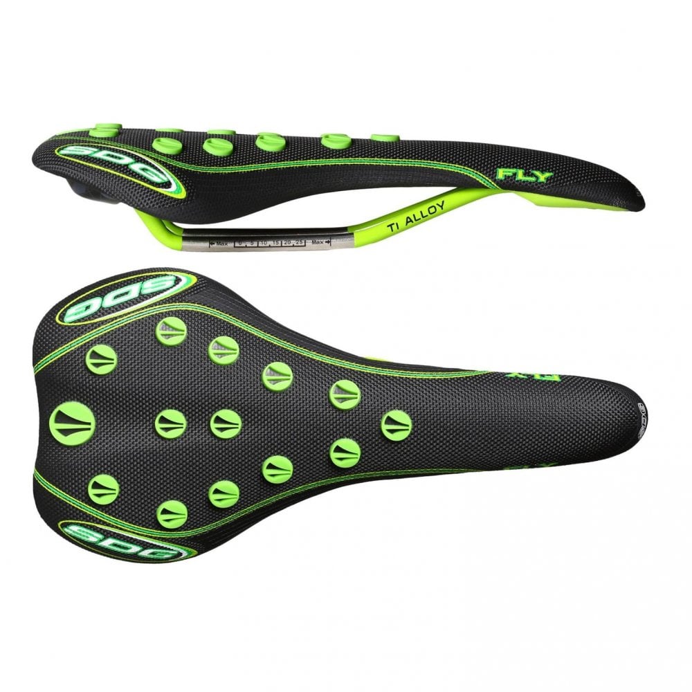 SDG Ti-Fly Storm Ti Rail Saddle Black/Black