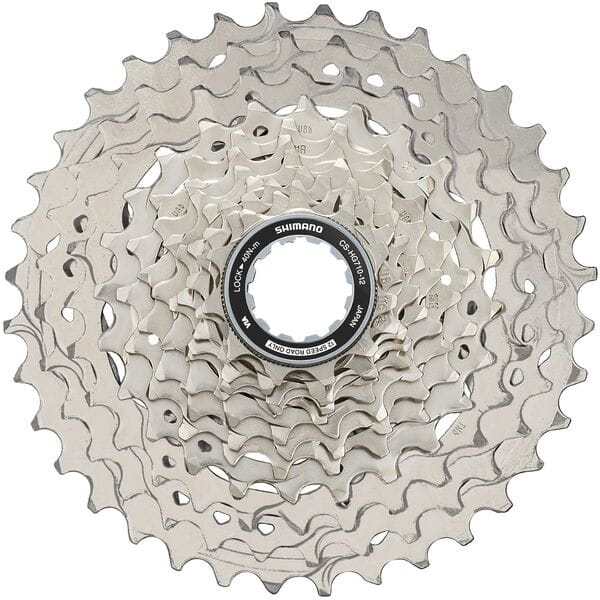 Shimano 105 CS-HG710 12-Speed Road Bike Cassette - 11-36T Silver / 11-36T