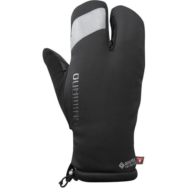 Shimano Clothing Unisex Infinium Primaloft 2x2 Gloves Black / Small