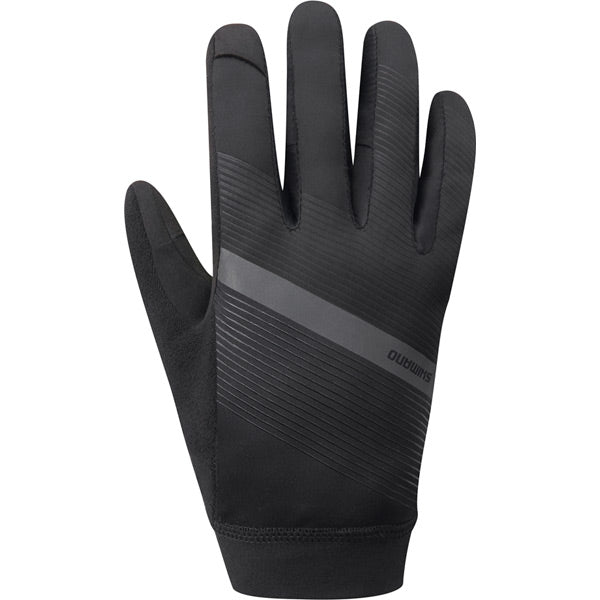 Shimano Clothing Unisex Wind Control Gloves Black / Small