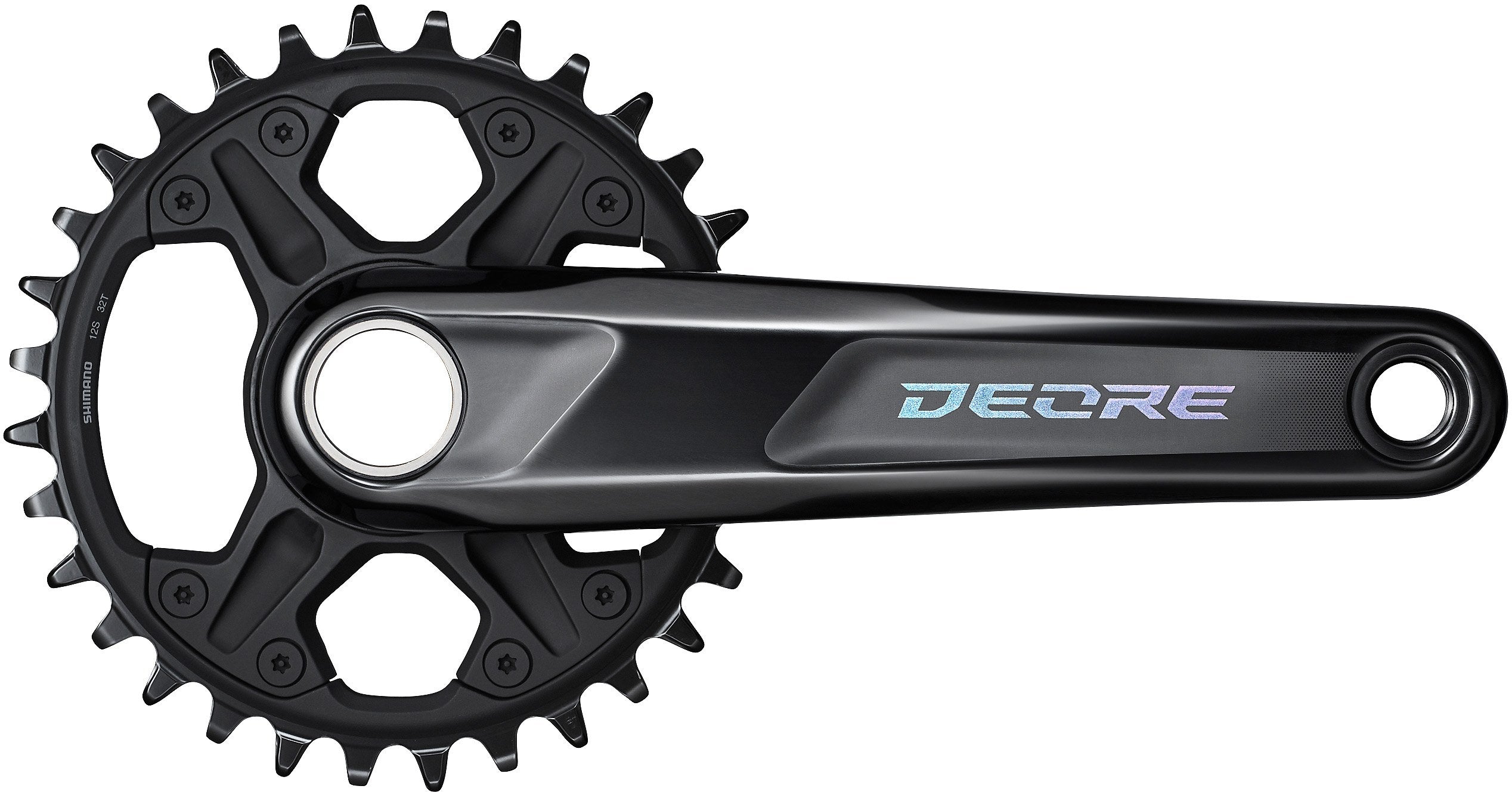 Shimano Deore FC-M6120 12 Speed Chainset Black / 170mm - 32T / 55mm Chainline