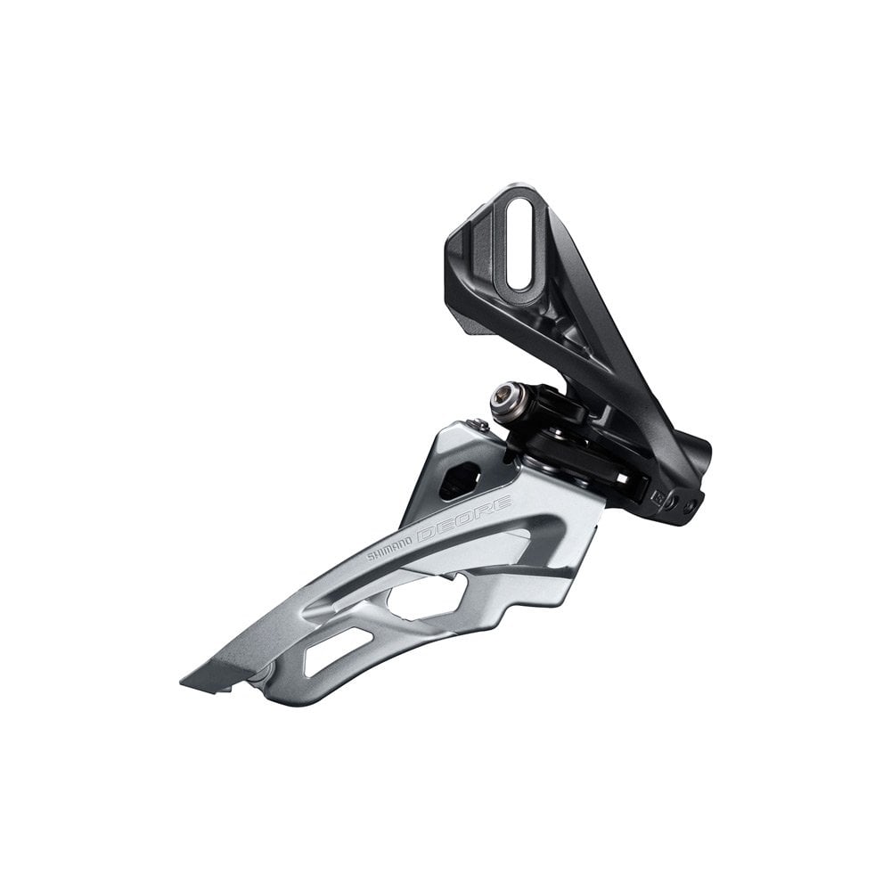 Shimano Deore M6000 10 Speed Triple Front Mech Black / Triple / Mid Clamp - Side Swing - Front Pull