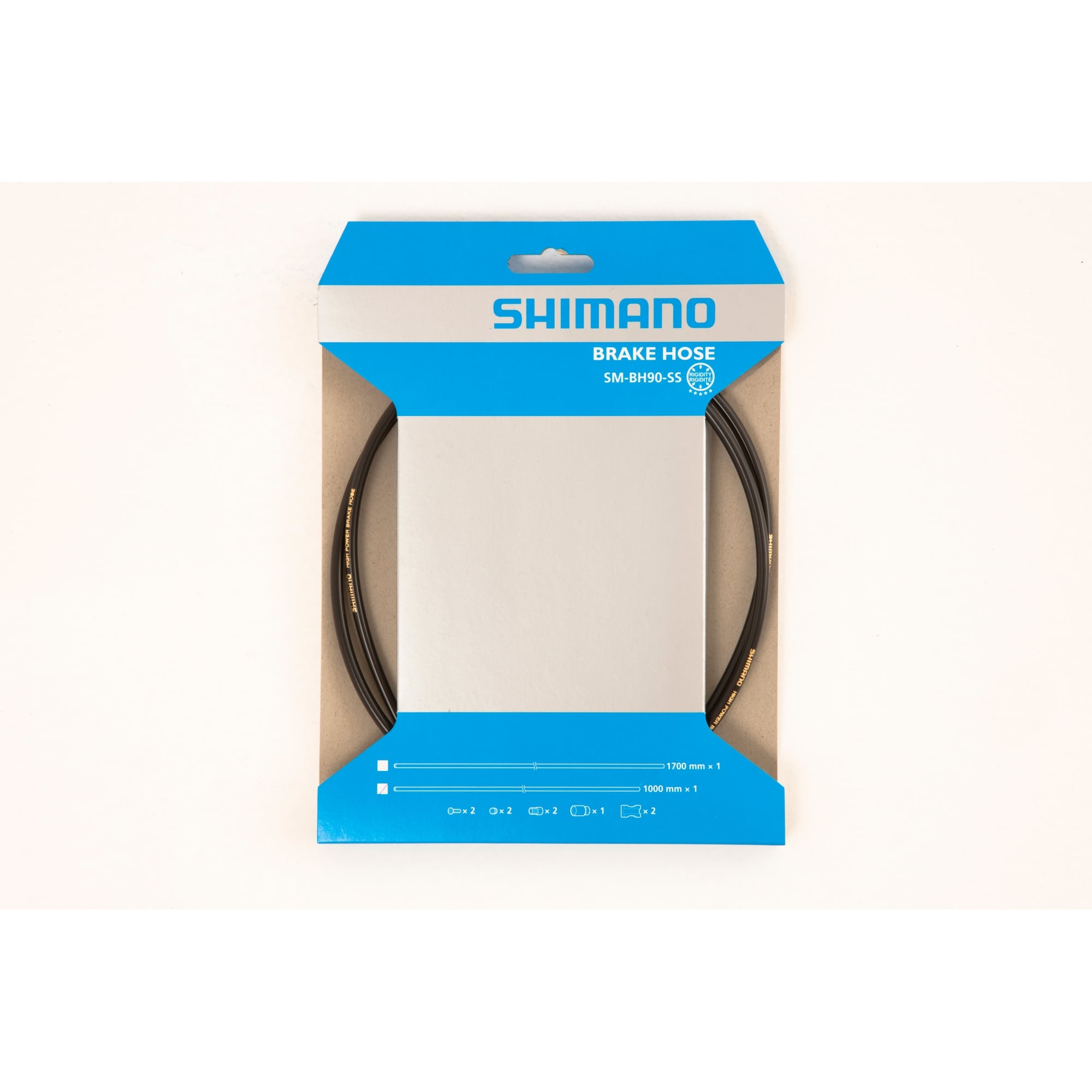 Shimano Deore SM-BH90 Straight Connection Cuttable Disc Brake Hose Black / Front