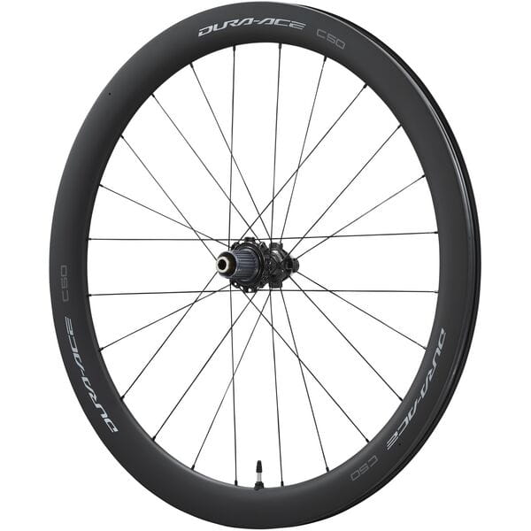 Shimano Dura-Ace WH-R9270-C50-TL Disc Carbon Clincher Wheels 50mm Deep Black / Rear 700C - Tubeless ready / 12x142mm
