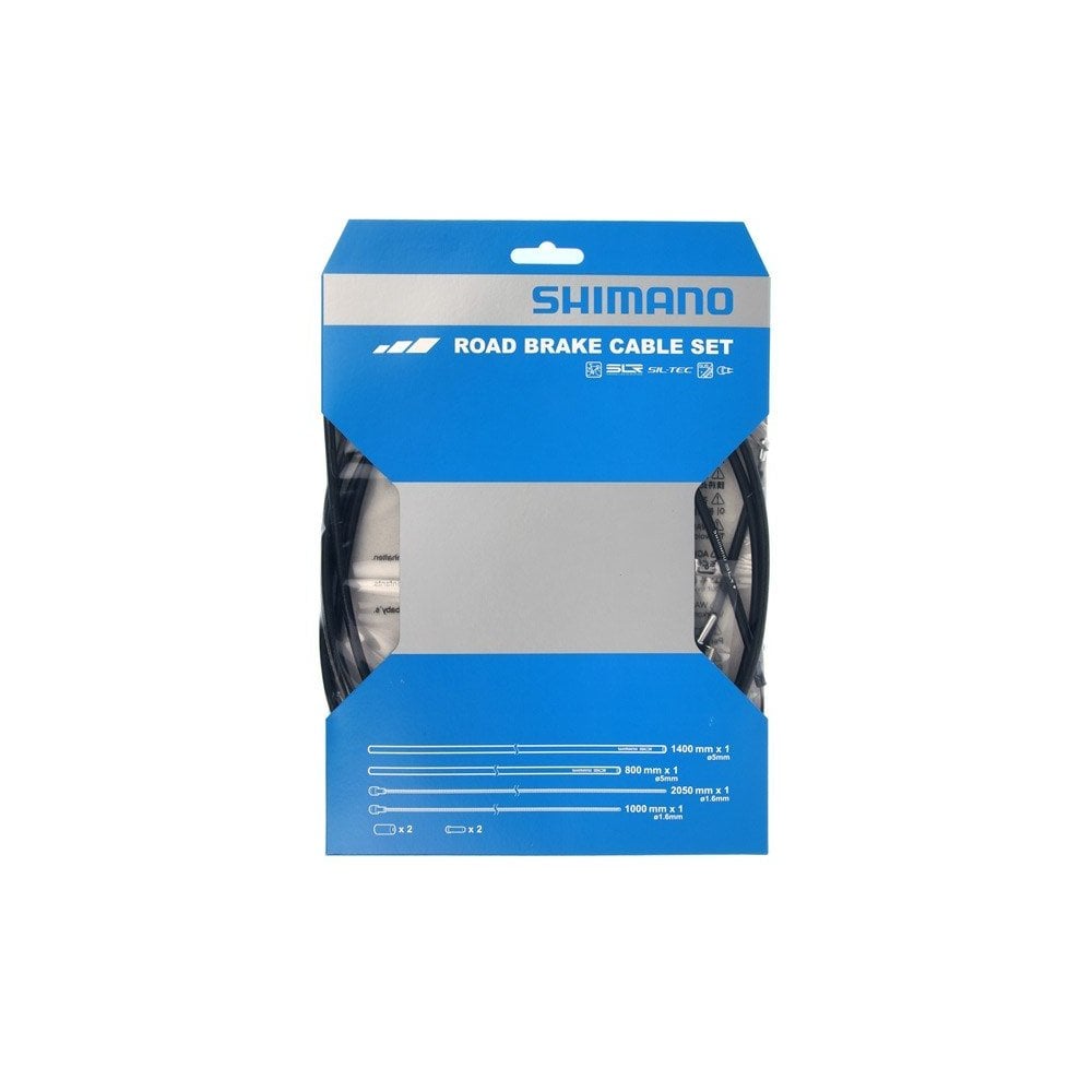 Shimano PTFE Road Brake Cable Inner & Outer Set Black
