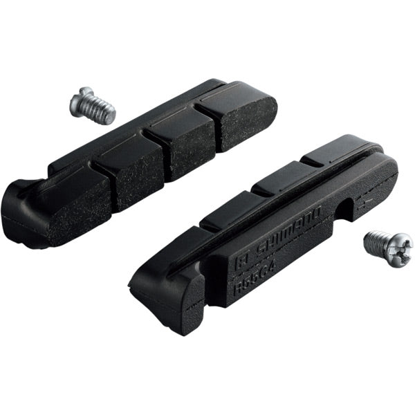Shimano R55C4 Dura Ace/Ultegra Cartridge Brake Pad Inserts for Alloy Rims Black / Pair