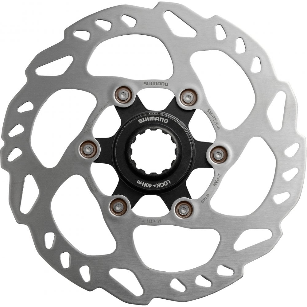 Shimano SLX SM-RT70 Ice Tech Centre-Lock Disc Rotor Silver / Black / Centre Lock 160mm