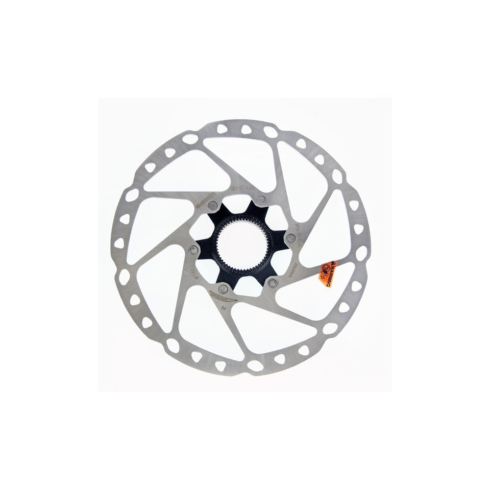 Shimano SMRT64 Centre-Lock Disc Brake Rotor Silver / Black / 180mm