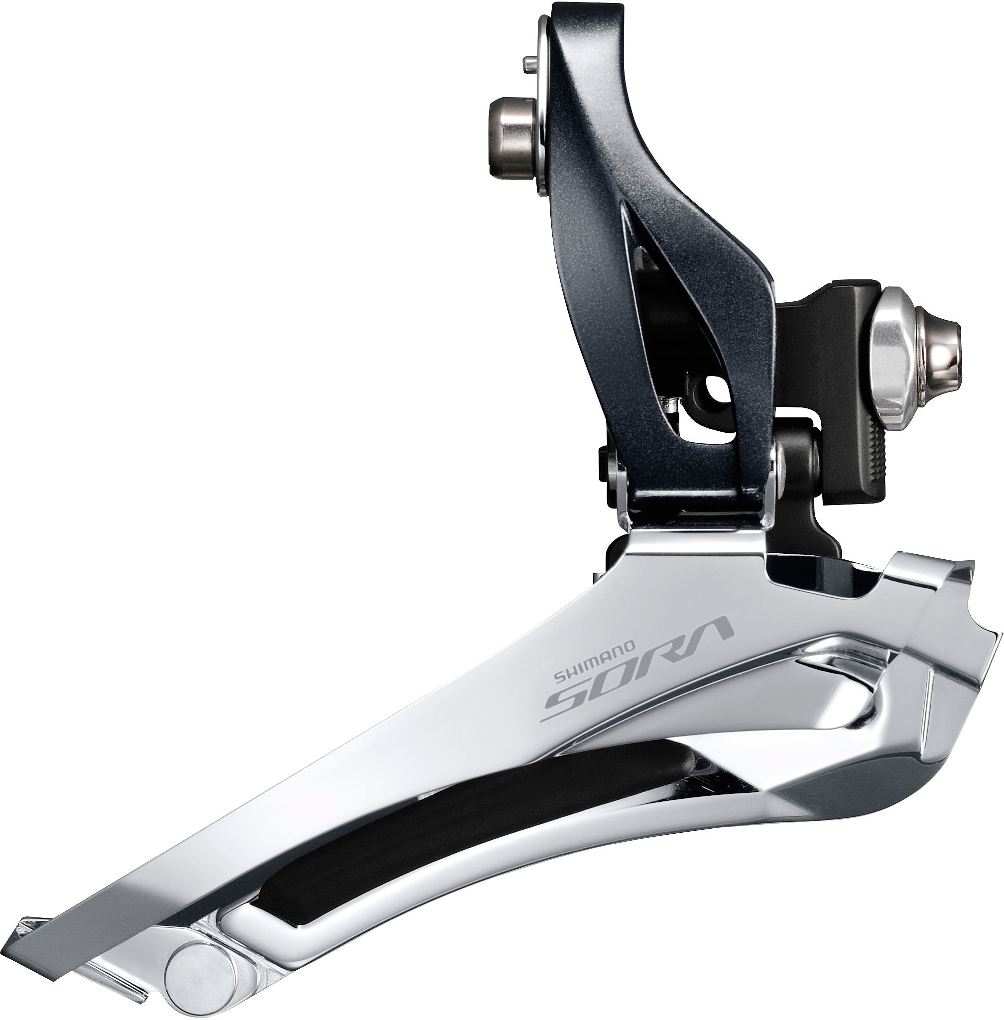 Shimano Sora FD-R3000 Sora 9-Speed Front Derailleur Grey / Double Braze-on
