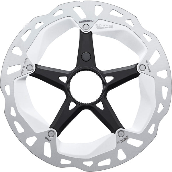 Shimano STEPS RT-EM810 Centre-Lock Ice Tech Disc Brake Rotor Silver / 180mm