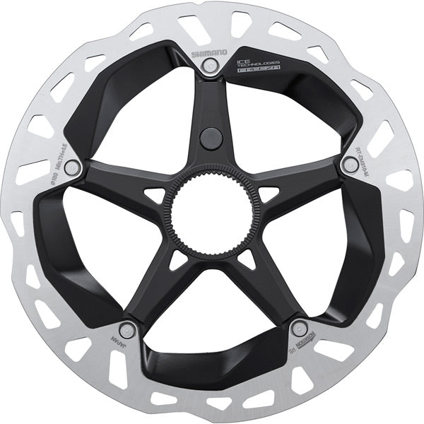 Shimano STEPS RT-EM910 Centre-Lock FREEZA Disc Brake Rotor Silver / 180mm