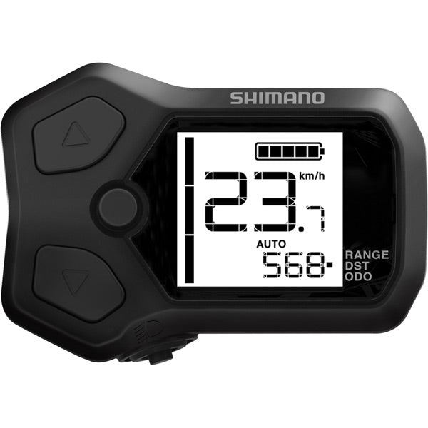 Shimano STEPS SC-E5003 Cycle Computer Display with Assist Switch I-Spec-EV Black / One Size