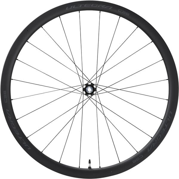 Shimano Ultegra R8170 C36 Tubeless Disc Carbon Wheels Black / Front 700C - Tubeless ready / 12x100mm