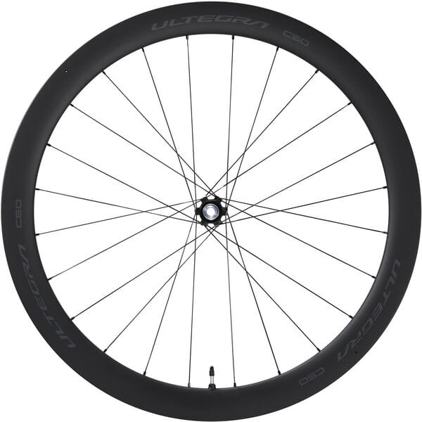 Shimano Ultegra R8170 C50 Tubeless Disc Carbon Wheels Black / Front 700C - Tubeless ready / 12x100mm