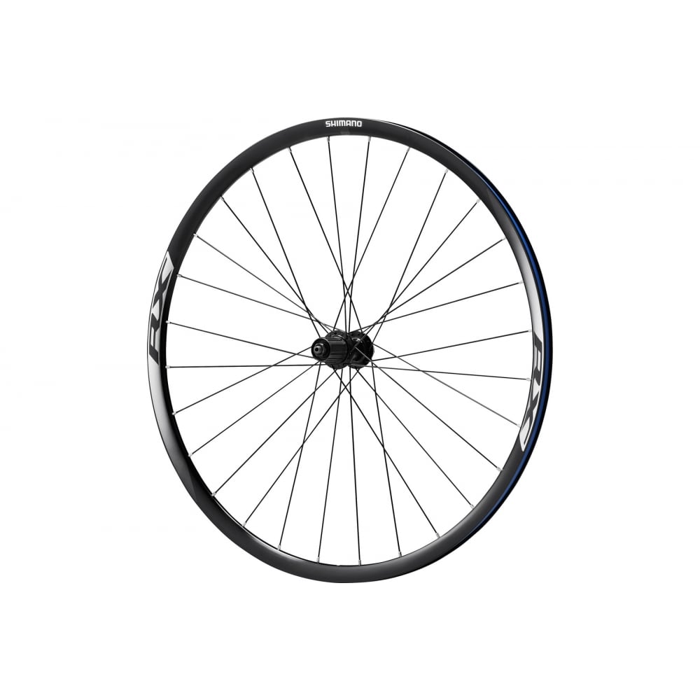 Shimano WH-RX010 disc road wheel, clincher 24 mm, black
