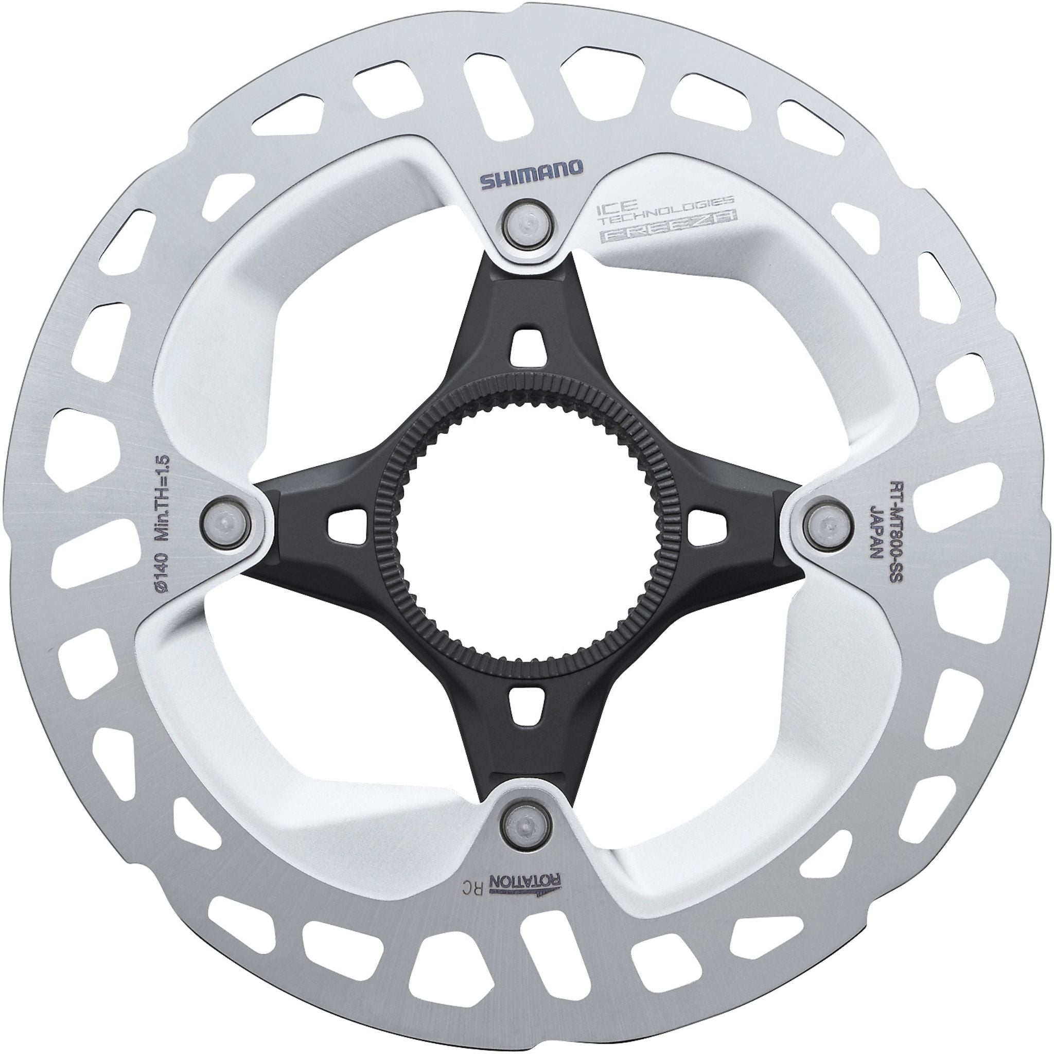 Shimano XT RT-MT800 Ice Tech Centre-Lock Disc Brake Rotor 140mm