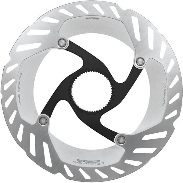 Shimano XT/Ultegra RT-CL800 Ice Tech FREEZA Centre Lock Disc Brake Rotor Silver / Black / 160mm