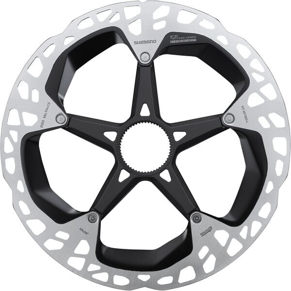 Shimano XTR RT-MT900 Centre-Lock FREEZA Disc Brake Rotor Silver / Black / 203mm