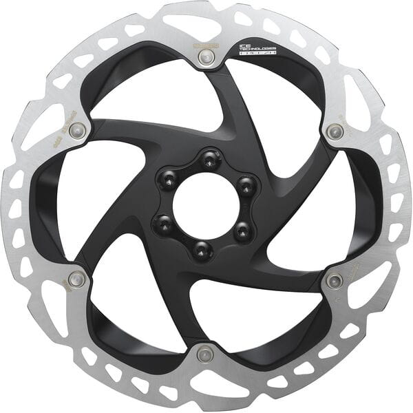 Shimano XTR RT-MT905 Ice Tech 6-bolt Disc Brake Rotor Silver / Black / 6-bolt - 180 mm
