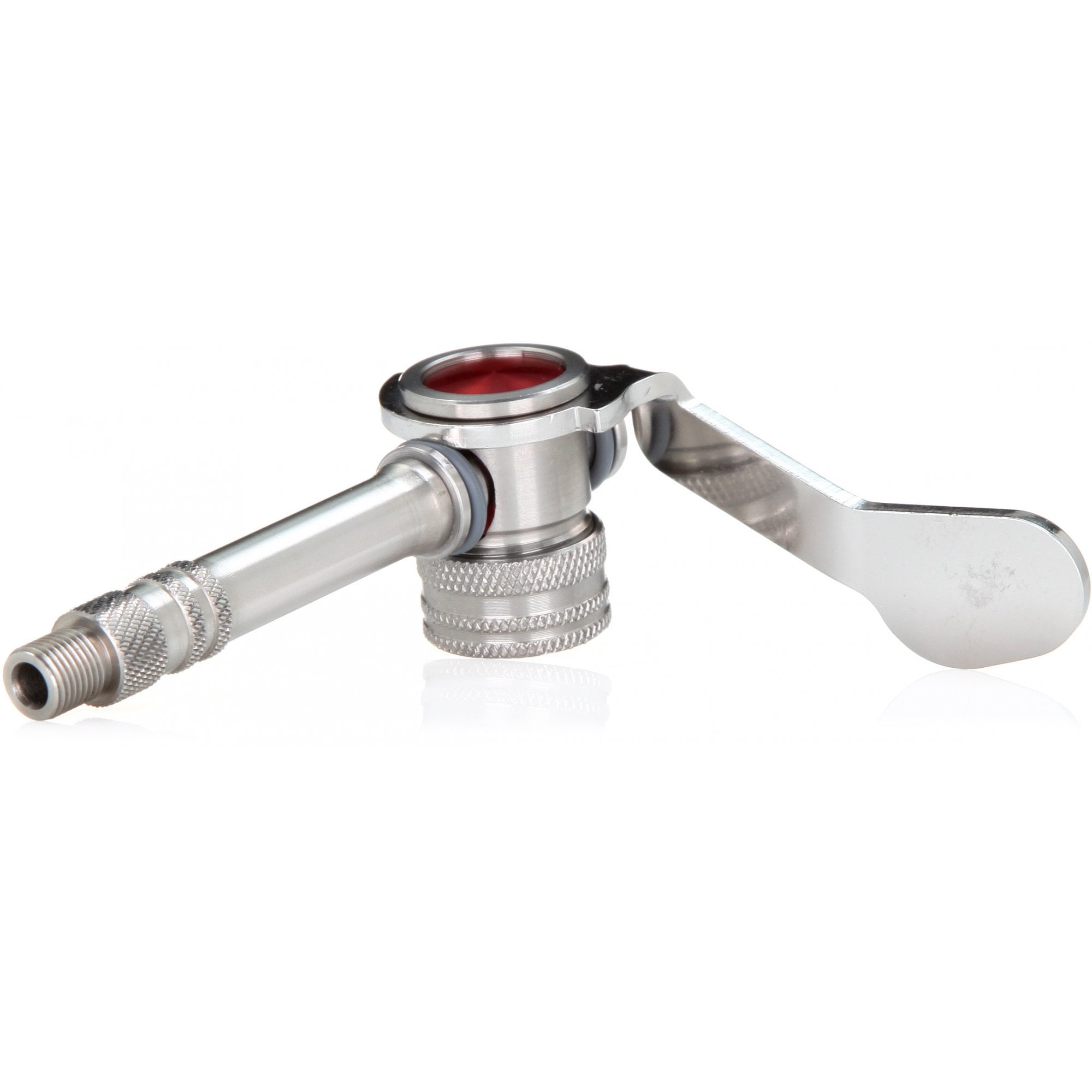 Silca Side Lever Locking Presta Chuck v2 Silver