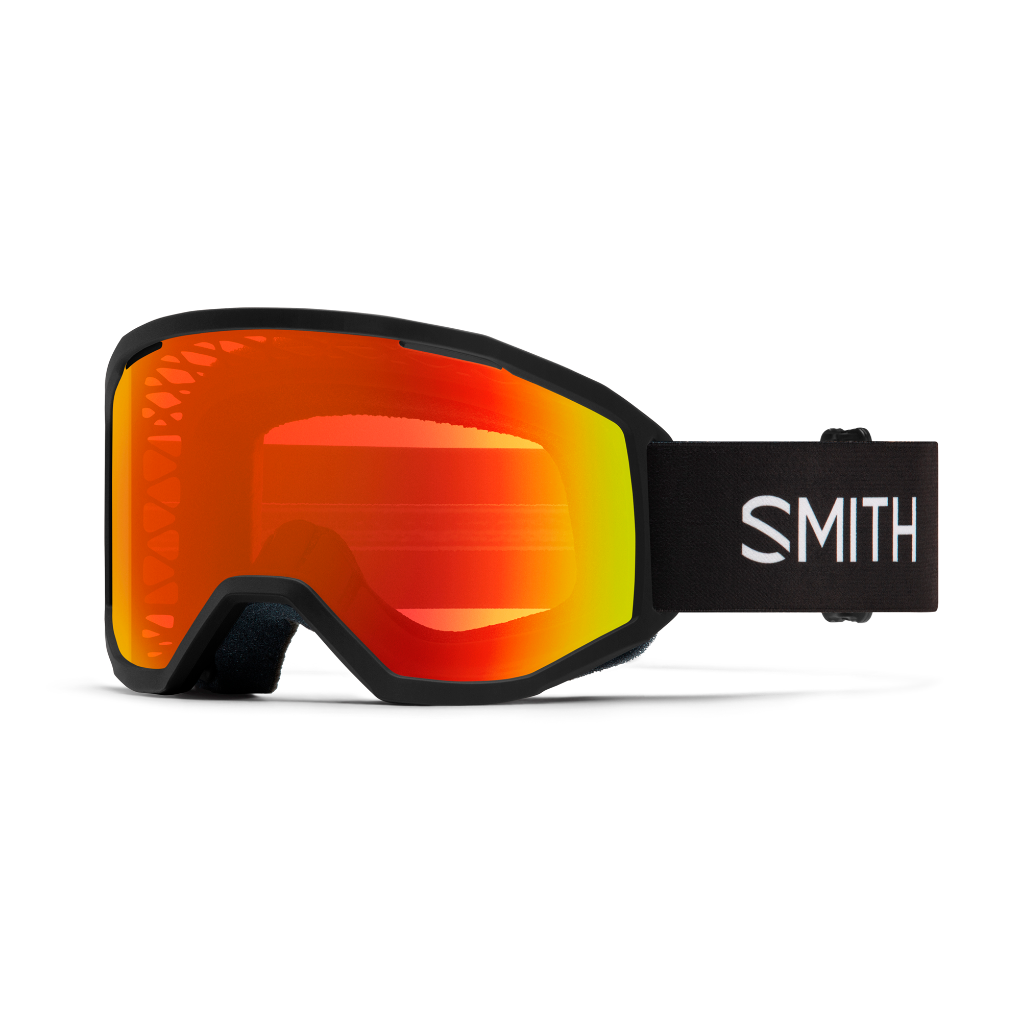 Smith Loam MTB Goggles Black / Red Mirror AntiFog / Clear AF