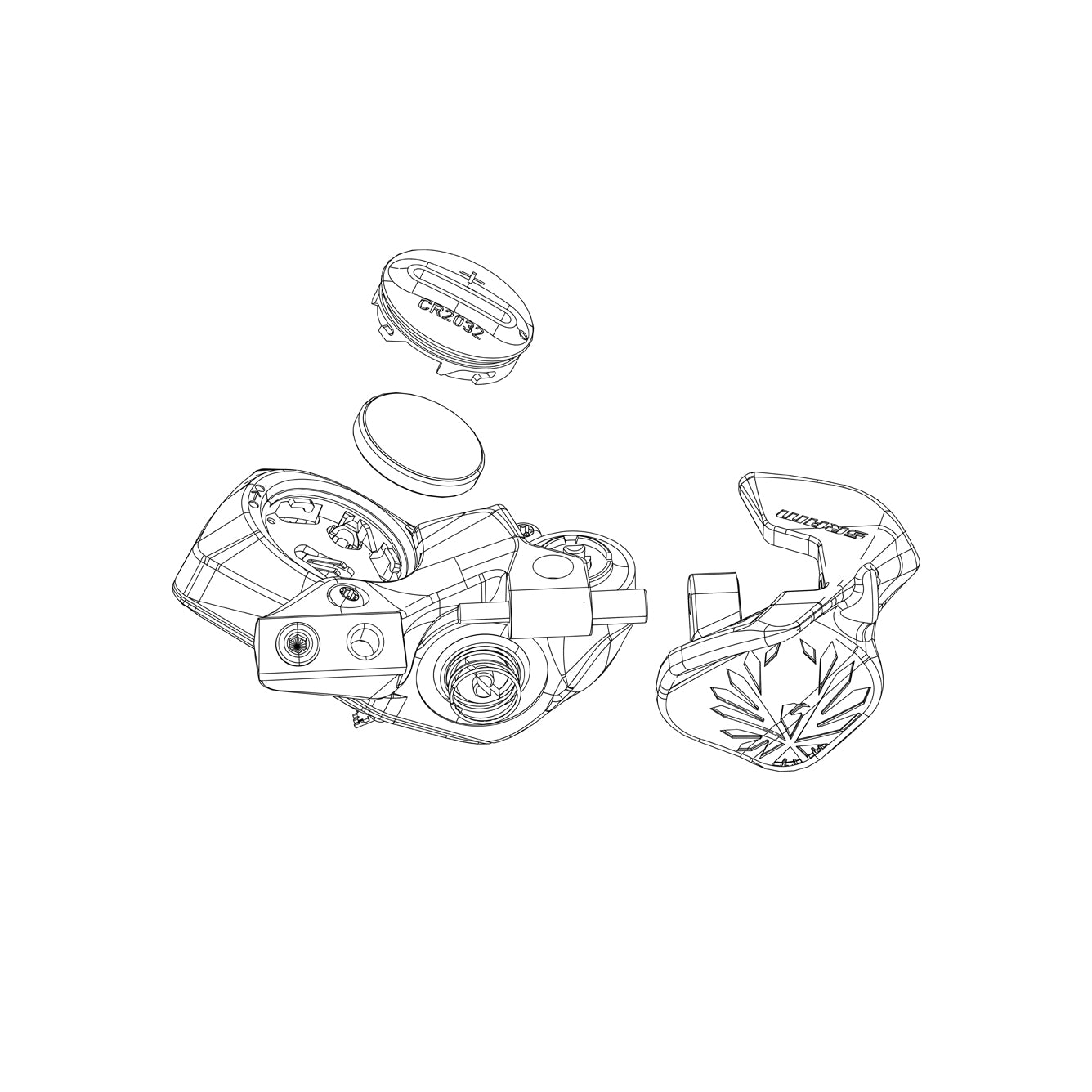 SRAM AXS Pod Bridge Clamp Left Black