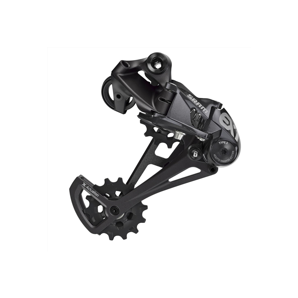 SRAM EX1 8 Speed Rear Derailleur Black / 8 Speed Long Cage (max 48T)