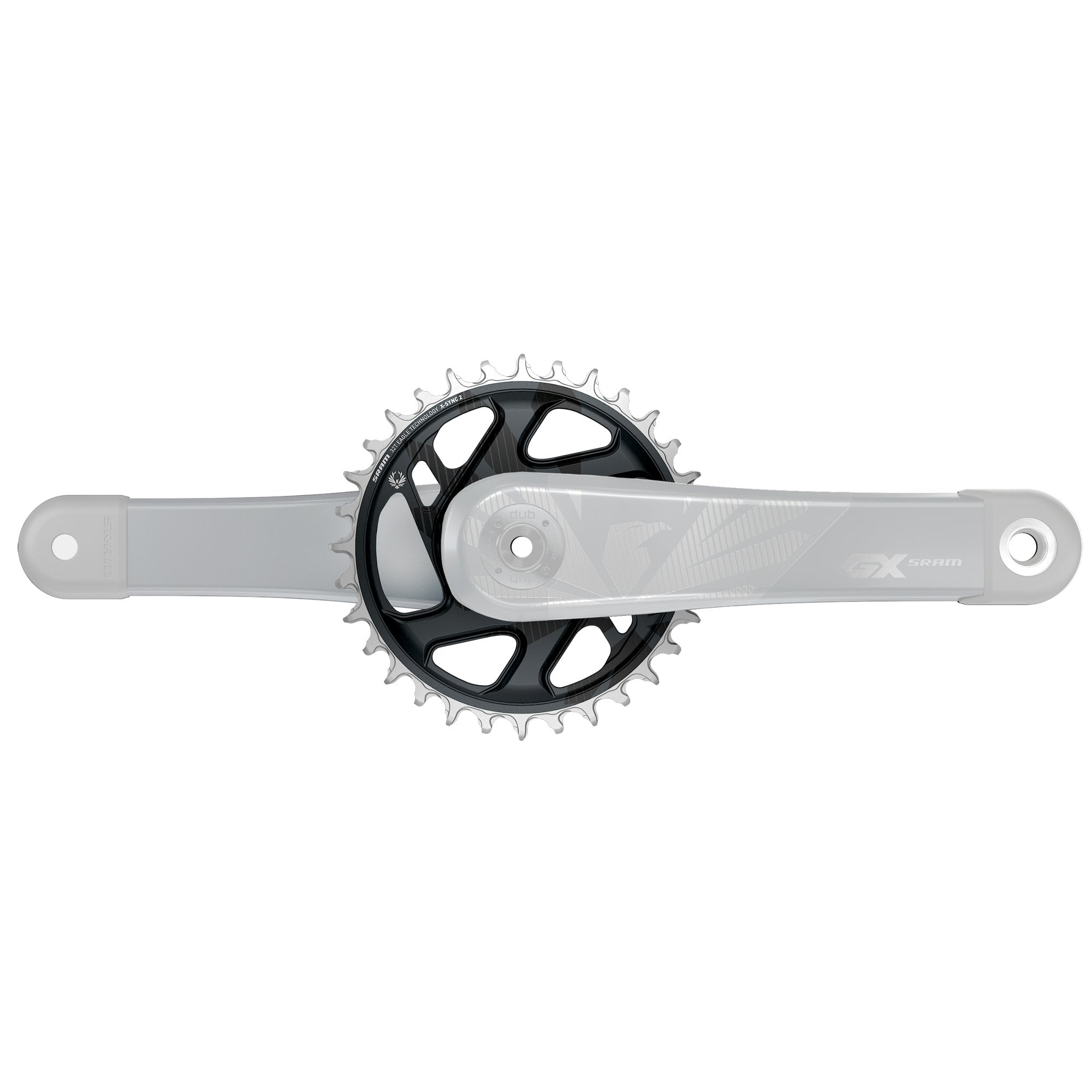 SRAM X-Sync 2 12-Speed Eagle Direct Mount Cold Forged Chainring Lunar Grey Lunar Grey / 30T / 3mm Offset Boost