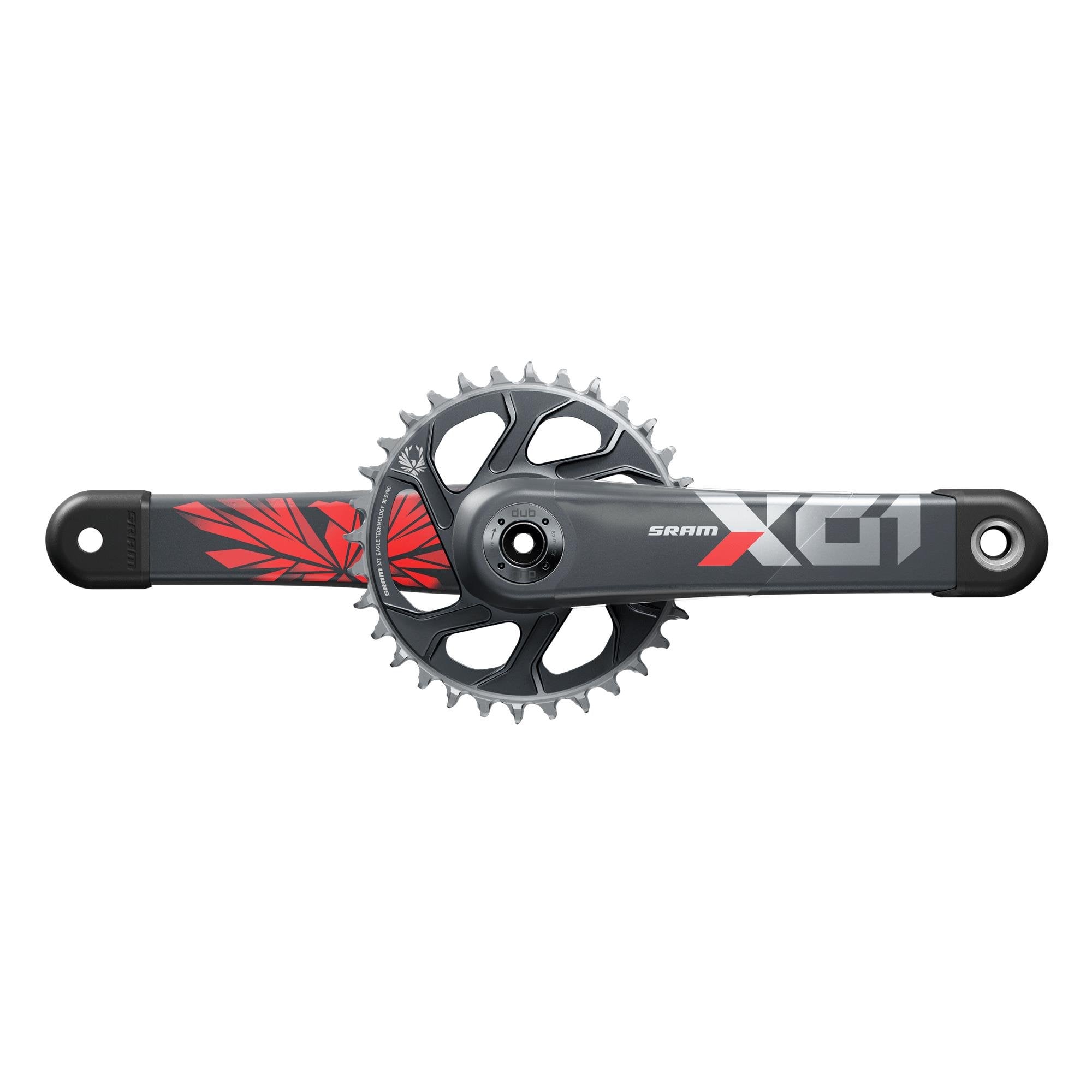 SRAM X01 Eagle DUB 12-Speed Crankset Lunar Oxy / 175mm / Superboost 157