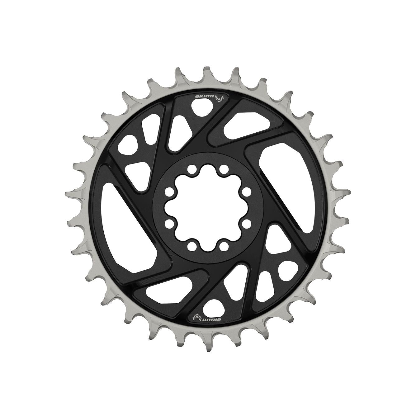 SRAM XX Eagle Chainring T-Type Direct Mount 3mm Offset D1 Black / 30T