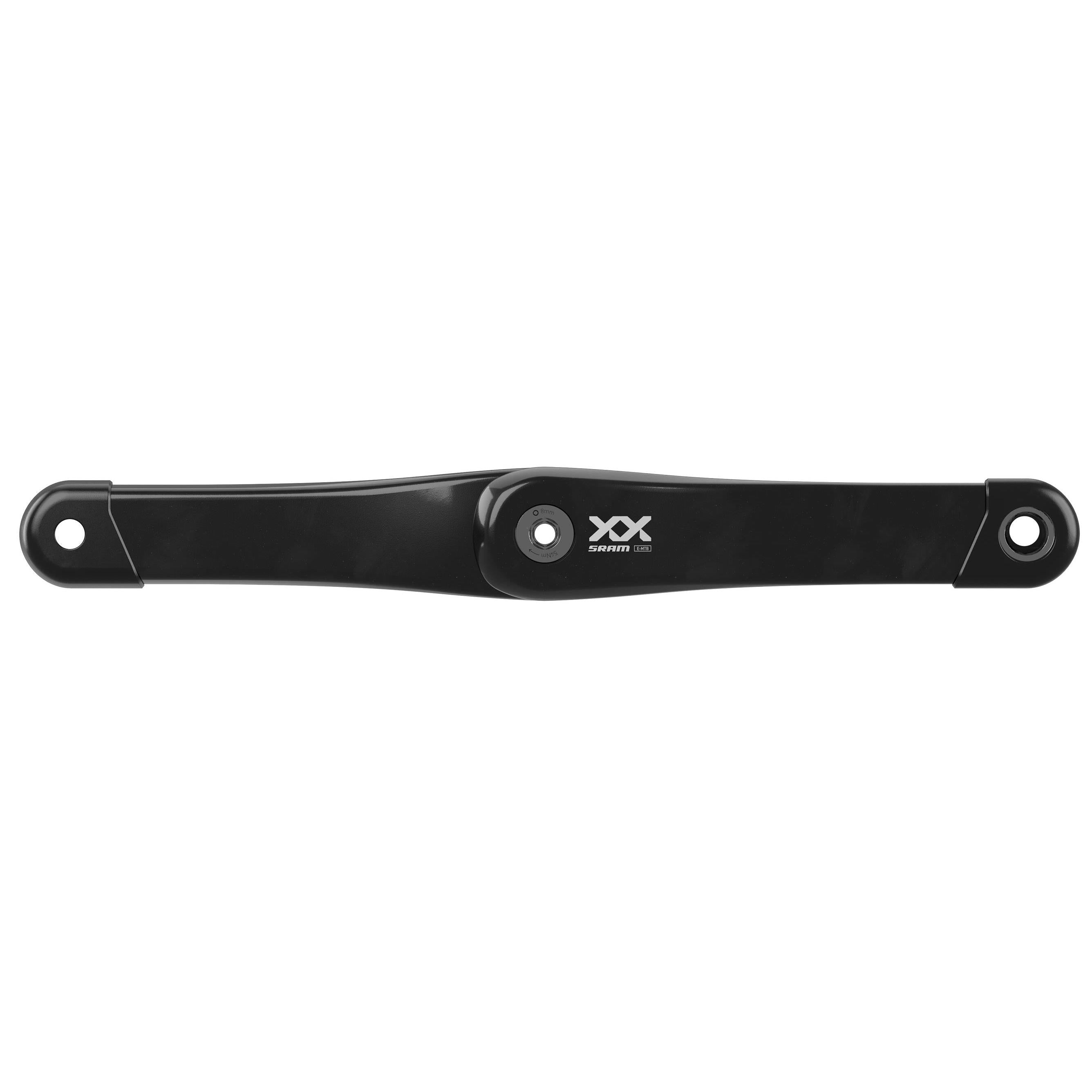 SRAM XX Eagle E-Bike ISIS Crank Arm Assembly Black / 165mm