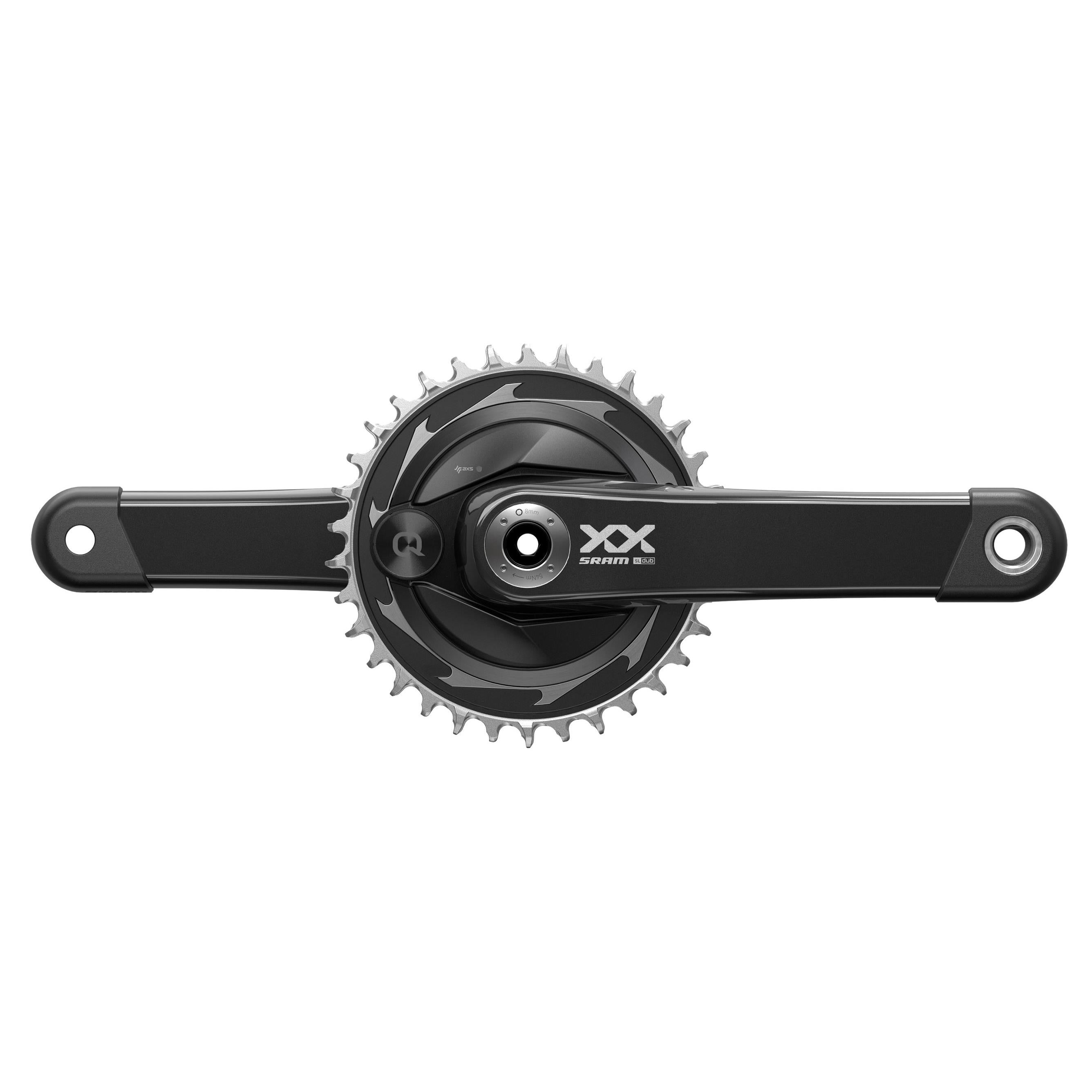 SRAM XXSL Eagle Powermeter Crankset T-Type Black / 175mm / Q168 - 55mm Chainline - 34T