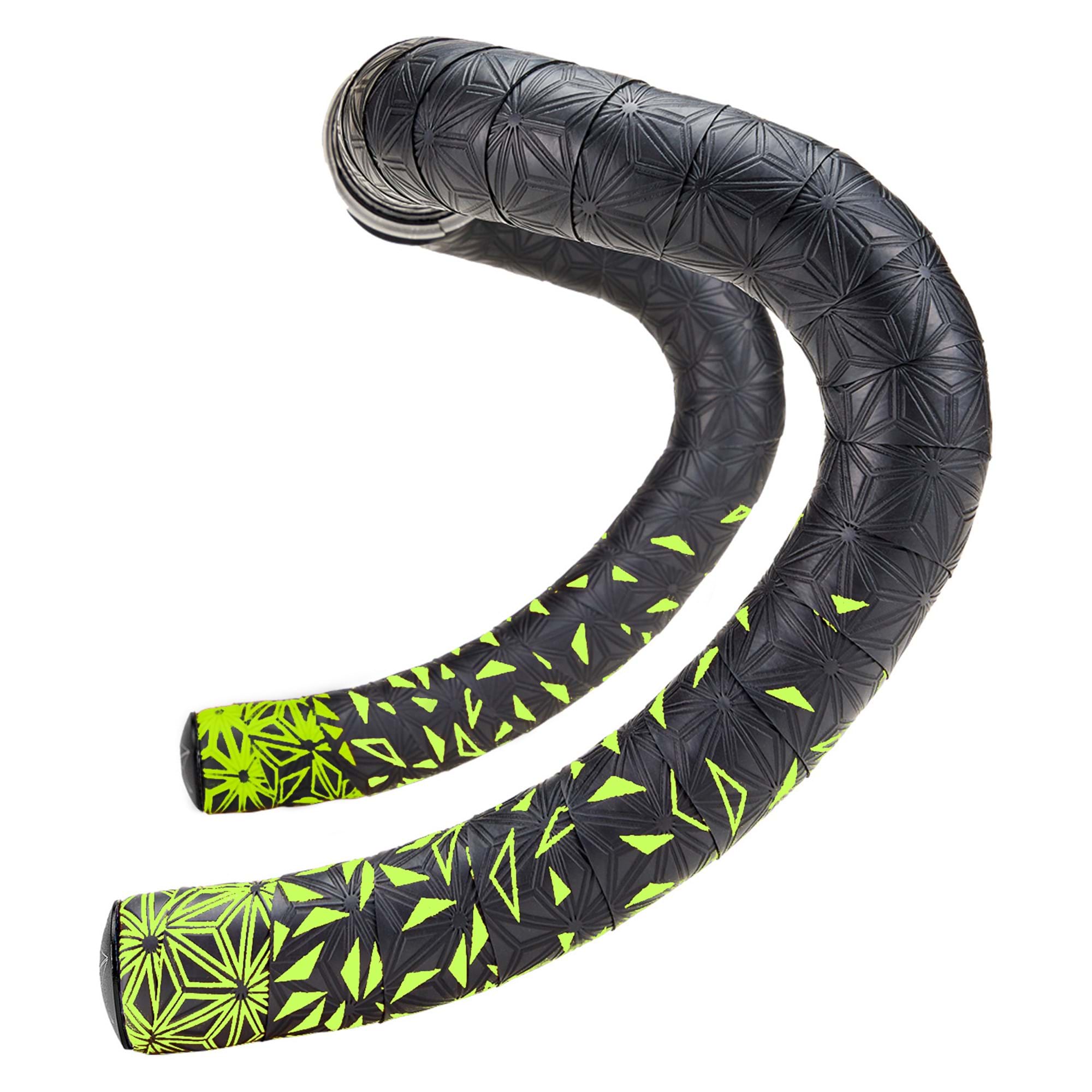 Supacaz Super Sticky Kush Star Fade Bar Tape Neon Yellow