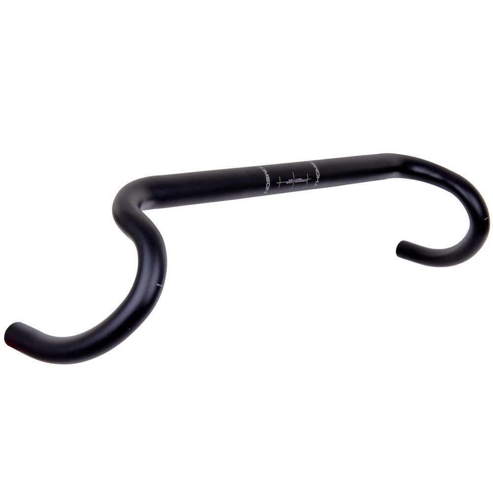 Thomson Alloy Dirt Drop Flared Handlebars Black / 44cm