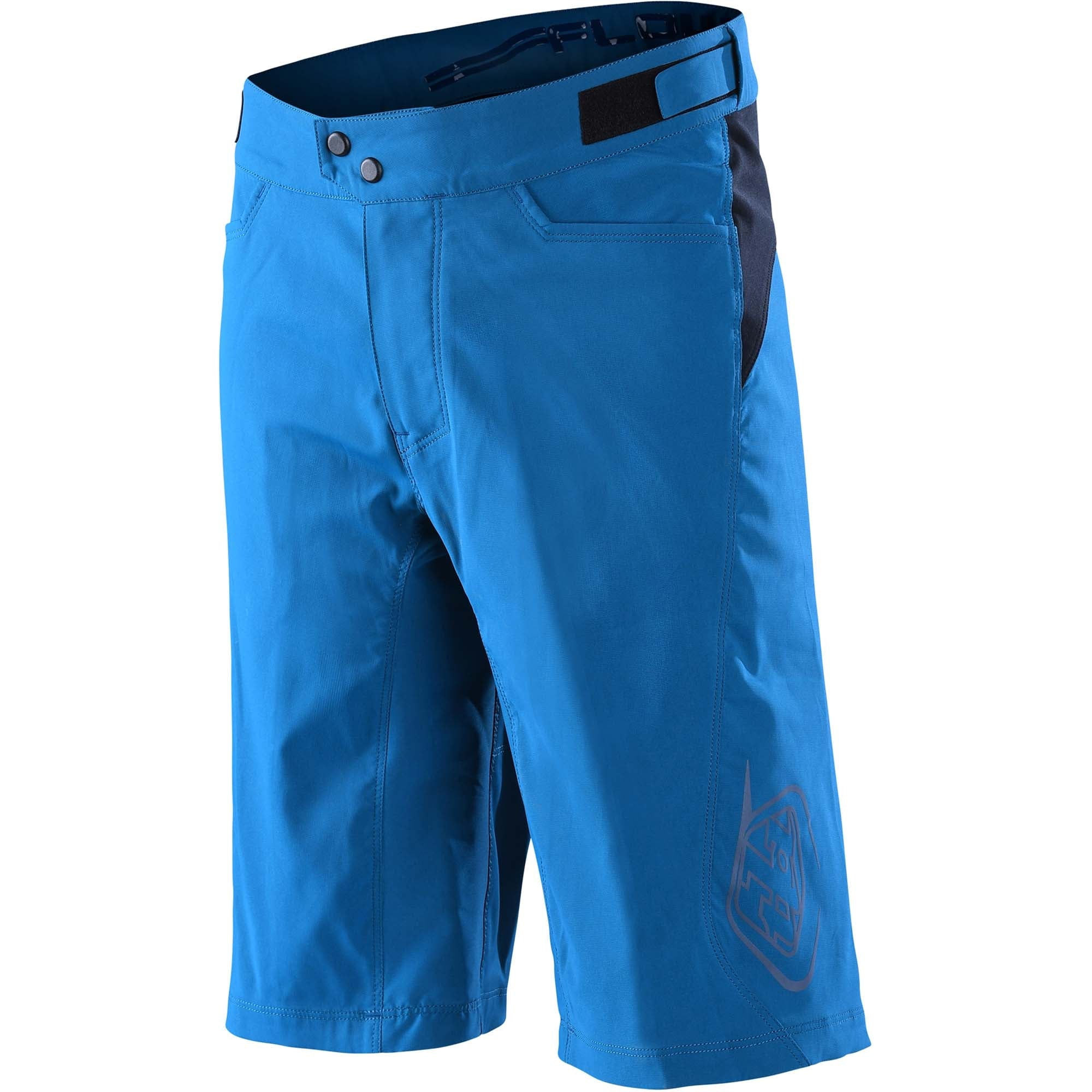 Troy Lee Designs Flowline Shell Shorts Solid - Slate Blue / 30
