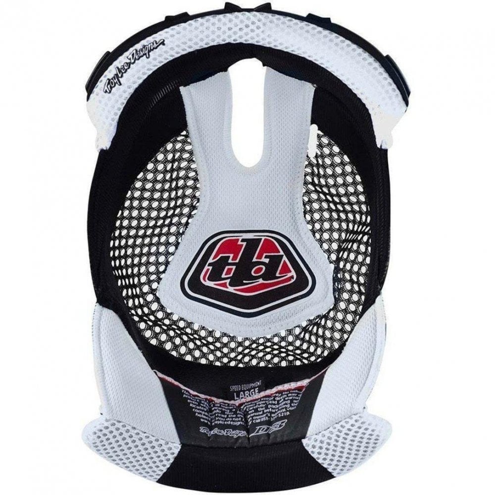 Troy Lee Designs Replacement Headliner - D3 White / XL