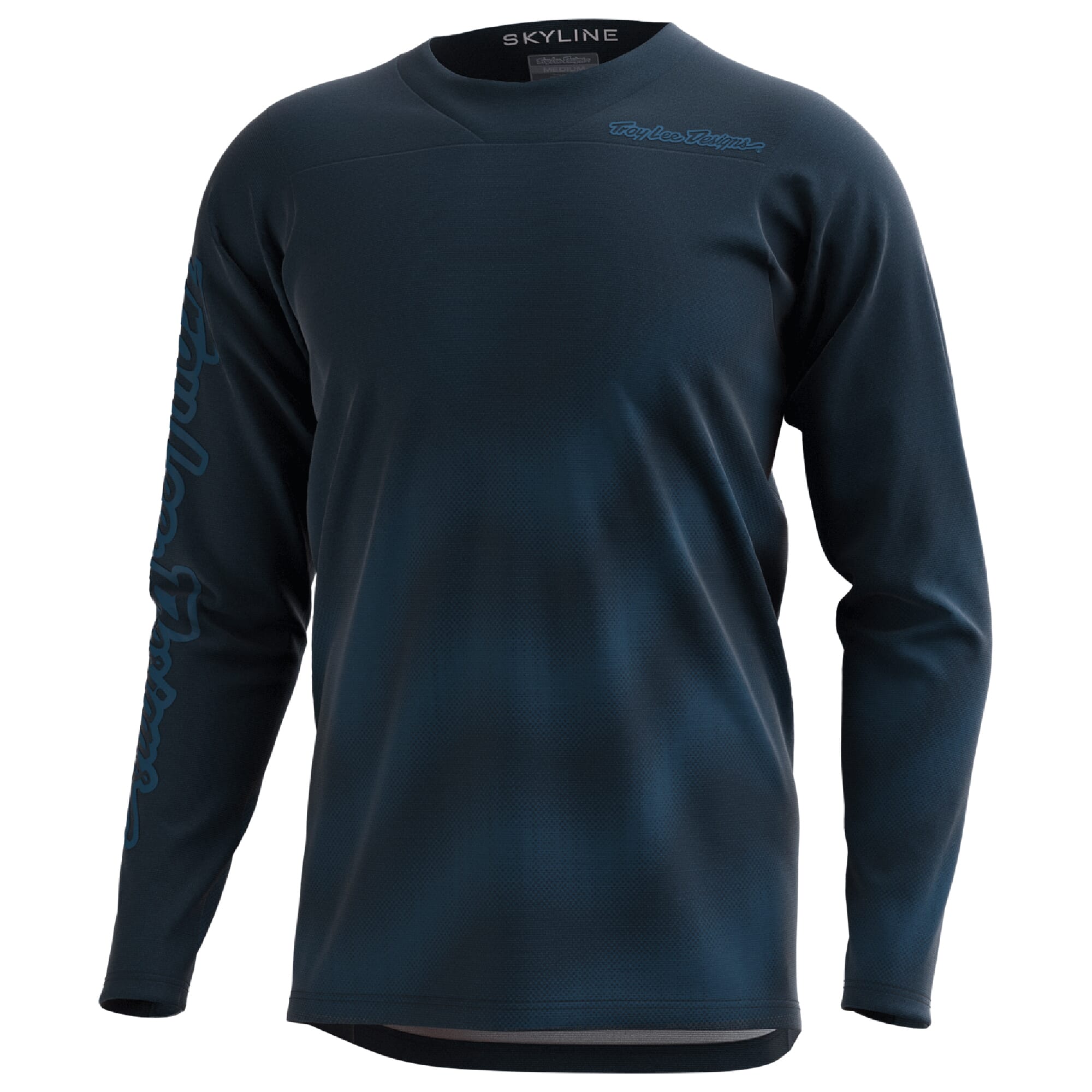 Troy Lee Designs Skyline LS Chill Jersey Waves - Dark Slate Blue / S